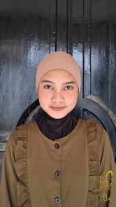 Ciput Bandana Jersey – Inner Hijab 2 in 1 Dalaman Jilbab & Bando Rambut Wanita Tali Karet Belakang