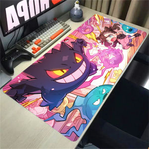 Bandai | Anime Pokemon Vaporeon Large Gaming Mouse Pad XXL Desk Mat Non Slip Rubber Keyboard Mat for PC Laptop Game Office Decor