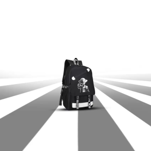 Ba Lô Thời Trang nam nữ đi học đi chơi  Hàn Quốc  Hình BoyMusic Và OnePiece VITAS -VT176