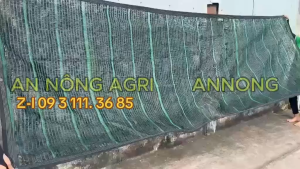 Tấm lưới che nắng Thái Lan 70% (May Viền + Đóng khoen) nhiều kích thước lựa chọn