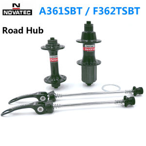 Novatec Road Bicycle Hub A361/F171/F362 Front/Rear Quick Release Bike Freehub V Brake 2 Bearing Support for 8-9-10-11-12v