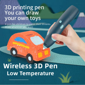 Free filament low temperature children 3D Printing Pen draw doodle paint kids toy indoor outdoor art wireless USB charge  PCL 3D Pen Drawing Graffiti Education Toy