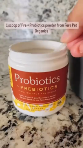 Fera Pets Prebiotics for Dogs and Cats – Probiotic Supplement for Digestion
