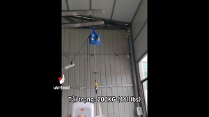 Tời điện 220vmáy tời điện 1500wtời điện điều khiển từ xa không dây 200KGmáy tời điện Victool