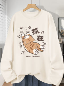 Áo Thun Cotton Dài Tay Mùa Thu Nam 2025 Phong Cách Mới Áo Thun Cổ Tròn Cotton Nguyên Chất Áo Thun Dài Tay Mùa Thu Áo Thun Thường Ngày