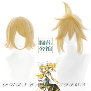 Durian Mansion Mirror Sound Twins Rin Len Bell Cosplay Wig Vocaloid Official Anime Character in Stock Cosplay Accessories