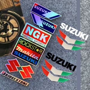 Motorcycle SUZUKI Stickers Reflective Soft glue Car Styling Decals Epoxy Modified Sidebar Decoration For SUZUKI GSX GTS LX SKYDRIVE GSR V-Strom Raider