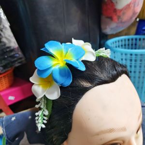 คาดผม คาดผมติดดอกไม้ พร้องส่ง แบบสวยๆ งานน่ารักๆ คาดผมดอกลีลาวาดี ส่งที่ไทยงาน DIY