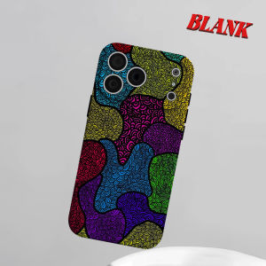 Rainbow Swirl Mosaic Phone Case for iPhone 18 17 16 15 14 13 12 11 Air Pro Max Plus Double-layer Cover