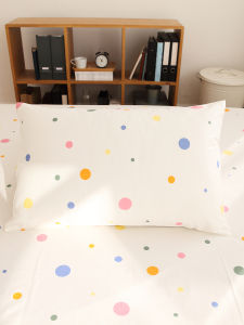 Fantasy Colorful Pure Cotton Pillowcase Pair 48x74cm Single Person Dormitory Use Cotton Core Inner Case Cover