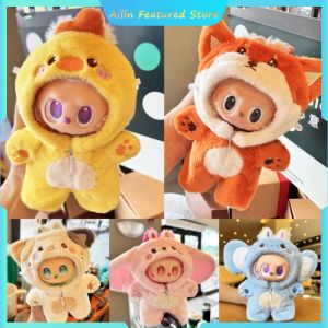 For Labubu Elephant And Cat Clothing Set 10cm Kids Clothing Dress-Up Doll Accessories Animal Set Cute And Fashionable Dress-Up