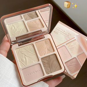JudydoLL Orange Palette New Color Highlighting Contouring Shadow Nose Shadow Brightening Concealer Contouring 05 Facial Makeup