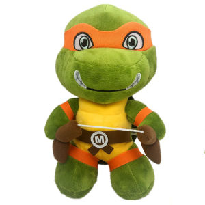 Potdemiel | 20cm Ninja Turtles Plush Dolls Anime Game TMNT Leo Raph Mike Don Stuffed Animals Decoration Ornament Toys for Kids Birthday Gift