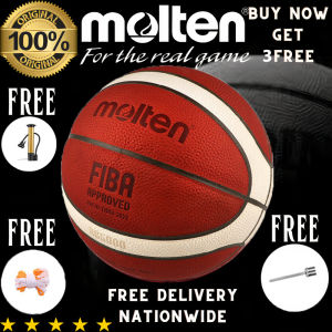 【Buy 1 Take 1】Original Molten BG5000/GG7X Basketball Ball Official Size 7 Adult basketball ball Wear Resistant Outdoor durable Ball/Freebies mesh bag air needle air pump