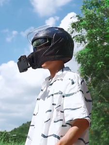 OMUDA Helmet Holder Gopro Helmet Accessories Motorcycle Riding Phone Holder Action Camera Holder