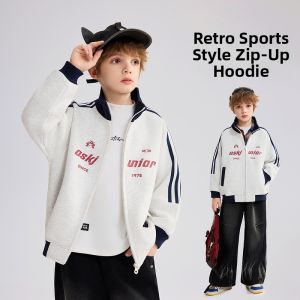 Ask Junior | Boys New Style Spring/Autumn Casual Loose Sports Collar Jacket
