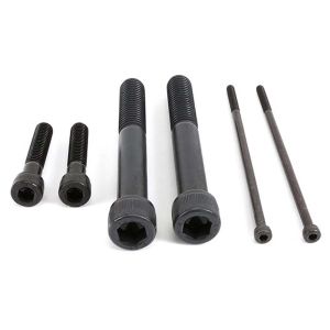 1/10pcs M3 M4 M5 M6 M8 Black Grade 12.9 Steel Lengthened Long Allen Hexagon Hex Socket Cap Head Half Thread  Screw Bolt 30~300mm
