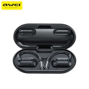 Awei OWS T93 Air Conduction Earbuds Bluetooth 5.3 Smart Touch IPX6 Waterproof Open Wearable Earphone