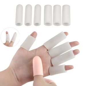 2/5pcs Soft Silicone Finger Protector Gel Tubes Little Toe Protector Corn Pain Relief Sleeve Cover Toe Separators Foot Care Tool