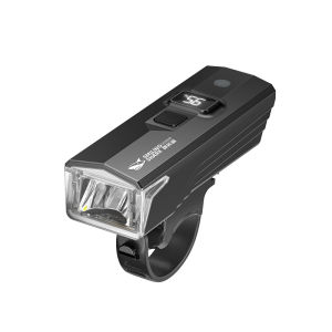 SMILING SHARK | Waterproof Strong Light Childrens Rechargeable Long Battery Life Bicycle Front Light with Horn