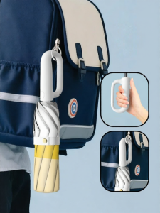 MUZHOUYU | Child Safety Round-cornered Automatic Bounce-prevent Folding Umbrella