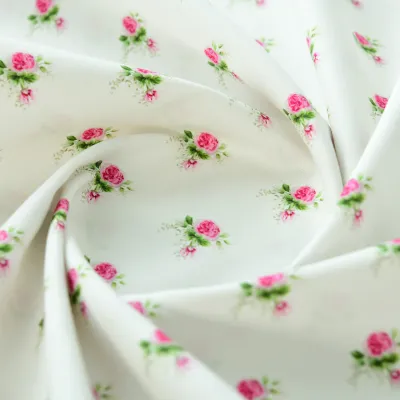 Pure Cotton Floral DIY Handmade Fabric for Skirts And Shirts Rural Style Half Meter Piece Plant Floral Digital Printing