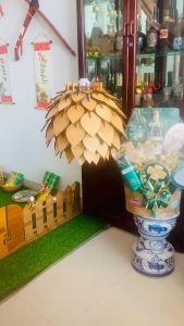 Đèn thả Trần- Quả Thông