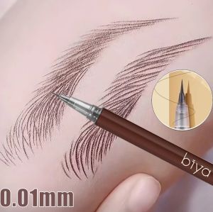 Siêu mịn Bút chì kẻ lông mày không thấm nước không-smudge kéo dài lông mày bút colorfast Sweatproof lông mày dạng lỏng Bút chì kẻ lông mày mỹ phẩm mắt