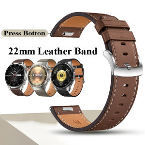 Jansin | 22mm Leather Watchband for Huawei Watch GT 6 46mm Strap Wristband Quick Releas Bracelet for Huawei GT6 Pro GT6 GT5 GT4 GT3 Band