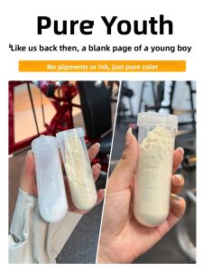 Portable Protein Powder Funnel Carry Box Muscle Building Nutrition Supplement Plastic Cup with Lid American Style Shake Cup