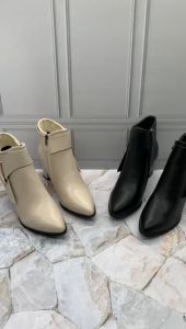 Sepatu Boots Flat Fashion Korean BO9048
