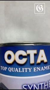 Cat Minyak Synthetic Kayu Dan Besi OCTA Black 1kg