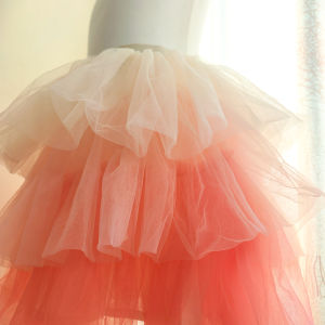Girls Summer Cake Skirt Fluffy Mesh Half Skirt Princess Style Short Skirt Childrens Clothing Baby Girls Fashionable Layered Skirt