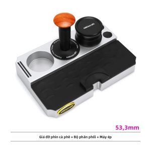 Cà Phê Tamping Station Stand Mat 51mm-58mm Portafilter Giá Đỡ Cho Máy Pha Cà Phê Delonghi Breville E61 Phụ Kiện Máy Pha Cà Phê Barista Dụng Cụ
