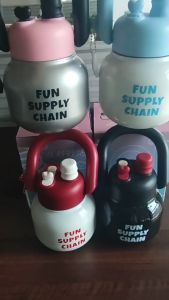 Termos Air Panas Vacuum Cup Insulated Tumbler Cute Kettle Pot Gemoy 2036 Stainless Steel 316 680ml