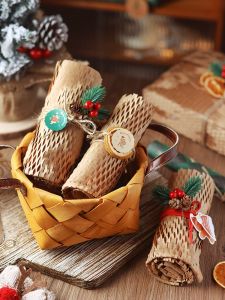 Padded Honeycomb Baking Paper Honeycomb Gift Packaging Paper Biscuit Pad Paper Kitchen Cooking Tools BBQ Baking Utensils