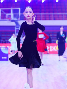 conny | Professional Latin Dance Dress Long Sleeve