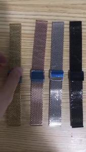1.0mm Mesh Milanese Watch Band for DW for Omega for Seiko Watch Strap Quick Release 18mm 20mm 22mm 24mm Stainless Steel Bracelet