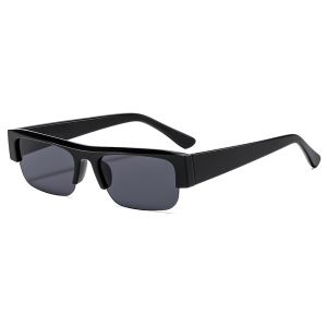 2025 Fashion Half Frame Hip Hop Personalized Box Sunshade Sunglasses for Women