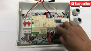 W2R-100-4P Geya ATS đảo nguồn Điện lưới-Điện lưới Điện lưới-Máy phát 100A 4P không gián đoạn (đảo 2 công tơ 3 pha)