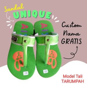 Sandal Custom Nama Karakter Kartun Anak-anak dan Dewasa Laki-lakiPerempuan