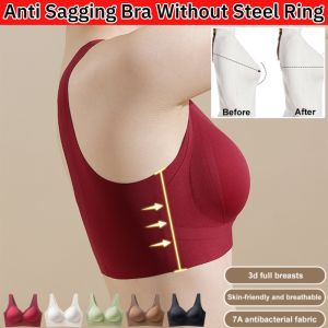 Anti Sagging Bra Without Steel Ring Reduction Push Up Anti Sagging Underwear Antibacterial Oxygen Skin Bra