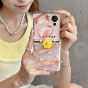 Foldable Screen Xiaomi Mi Mixflip2 Phone Case Transparent Anti-fall Protection Cover for Honor MagicVFlip2 Moto 50Ultra