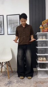 JINISO Oversize Baggy Loose Jeans Pria 773