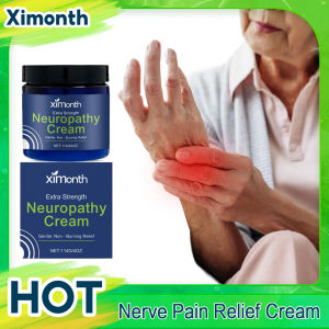 ximonth | Neuropathy Cream Hands Foot Thighs Lumbar Soreness Muscle Cramps Joint Ache Arthritis Therapy Sciatica Nerve Pain Relief Cream