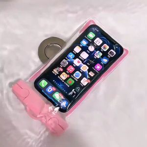 210MM*110MM Limited Offer【1-For-1】Mobile Phone Waterproof Bag Can Touch The Screen To Take Photos Swim Drift Sealed Diving Cover Transparent Dust-proof Bag
