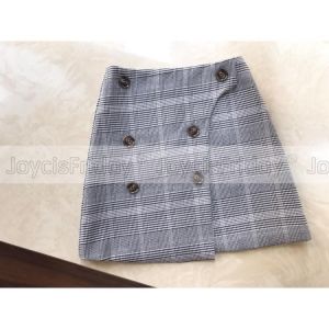 กระโปรงสั้นทรงเอเอวสูงลายสก็อตสไตล์อังกฤษสำหรับเด็กผู้หญิงในฤดูใบไม้ร่วงปี 2020 กระโปรงสั้นทรงเอเข้ารูปแบบสตรีท