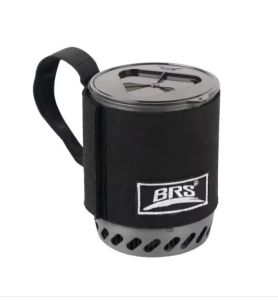 BRS 61 Jet Boil Camping Pot Stove withHeat Exchanger Portable Gas Stove QuickBurn Coffee Cup Furnace BackpackingCamp Burner