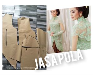 pola instan kebaya modern