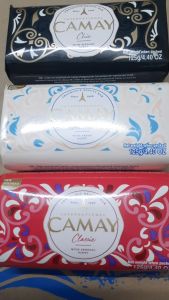 Combo 5 xà phòng tắm CAMAY 125g hương nước hoa Pháp thơm ngất ngay da mịn màng dịu nhẹ